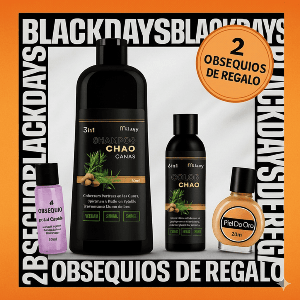 SHAMPOO CHAO CANAS 3 EN 1 + OBSEQUIOS