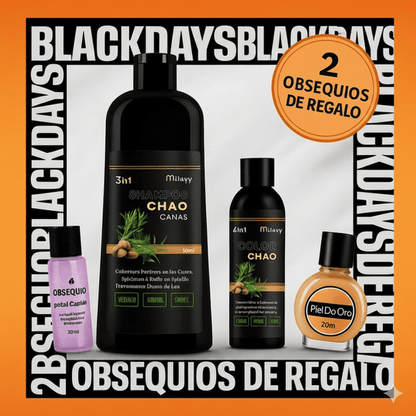 SHAMPOO CHAO CANAS 3 EN 1 + OBSEQUIOS