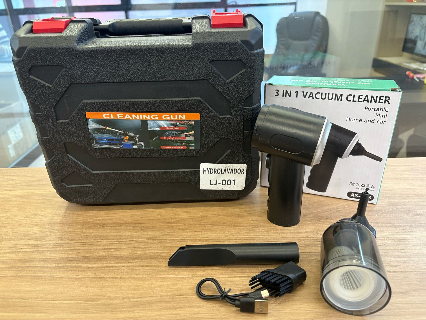 COMBO HIDROLAVADORA + ASPIRADORA